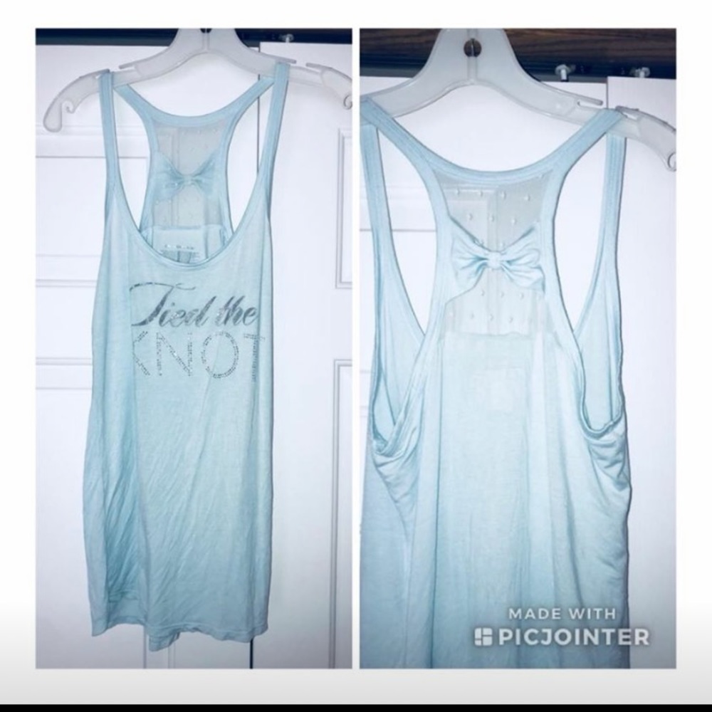 VICTORIA SECRET “tied the knot” tank